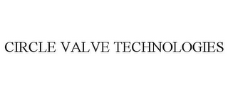 CIRCLE VALVE TECHNOLOGIES