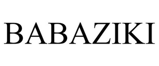 BABAZIKI