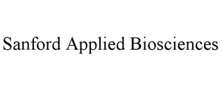 SANFORD APPLIED BIOSCIENCES