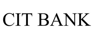 CIT BANK