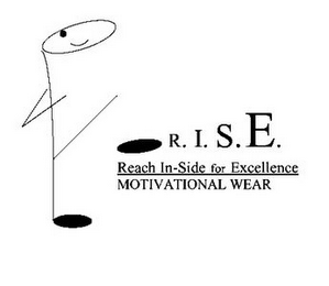 R.I.S.E. REACH IN-SIDE FOR EXCELLENCE MOTIVATIONAL WEAR