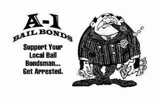 A-1 BAIL BONDS $UPPORT YOUR LOCAL BAIL BONDSMAN... GET ARRESTED.