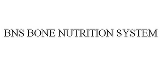 BNS BONE NUTRITION SYSTEM