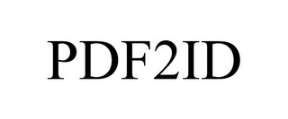 PDF2ID