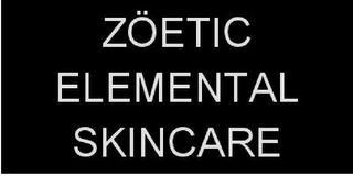 ZÖETIC ELEMENTAL SKINCARE