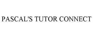 PASCAL'S TUTOR CONNECT