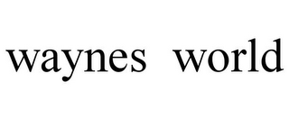 WAYNES WORLD
