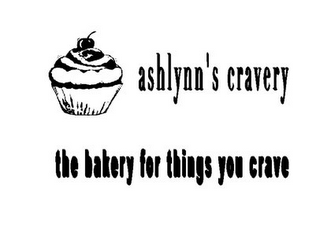 ASHLYNN'S CRAVERY THE BAKERY FOR THINGS YOU CRAVE