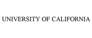 UNIVERSITY OF CALIFORNIA