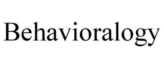 BEHAVIORALOGY