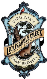 LICKINGHOLE CREEK CRAFT BREWERY VIRGINIA'S FARM BREWERY