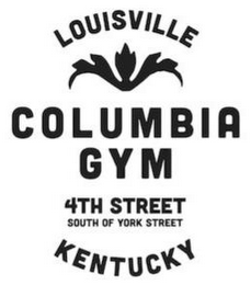 COLUMBIA GYM LOUISVILLE KENTUCKY 4TH STREET SOUTH OF YORK STREET