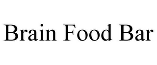 BRAIN FOOD BAR