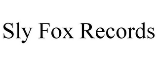 SLY FOX RECORDS