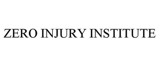 ZERO INJURY INSTITUTE