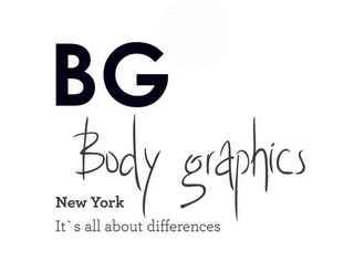 BG BODY GRAPHICS NEW YORK IT'S ALL ABOUT DIFFERENCE