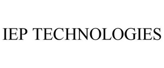 IEP TECHNOLOGIES