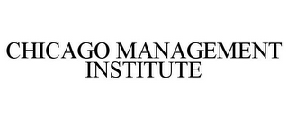 CHICAGO MANAGEMENT INSTITUTE