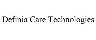 DEFINIA CARE TECHNOLOGIES