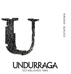 U UNDURRAGA ESTABLISHED 1885 ESTATE GROWN