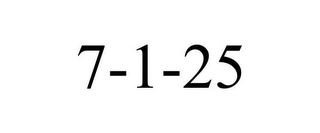 7-1-25