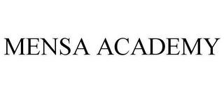 MENSA ACADEMY