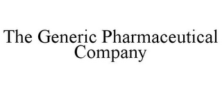 THE GENERIC PHARMACEUTICAL COMPANY