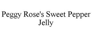 PEGGY ROSE'S SWEET PEPPER JELLY