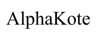 ALPHAKOTE