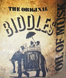 THE ORIGINAL BIDDLES OIL OF MUSK