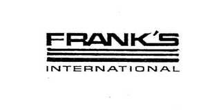 FRANK'S INTERNATIONAL