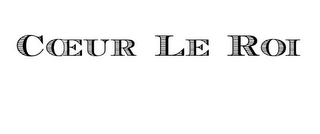 COEUR LE ROI