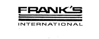 FRANK'S INTERNATIONAL