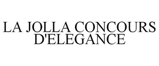 LA JOLLA CONCOURS D'ELEGANCE