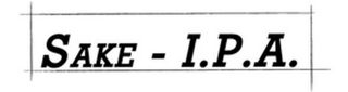 "SAKE - I.P.A."