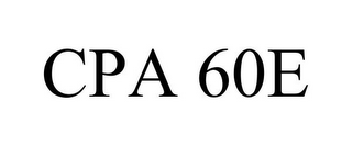 CPA 60E