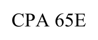 CPA 65E