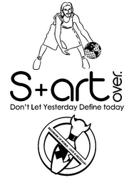 S+ART OVER. DON'T LET YESTERDAY DEFINE TODAY BEGINNING OF WORLD - LOVE IS NECESSARY X