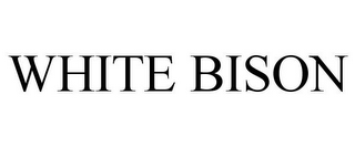 WHITE BISON