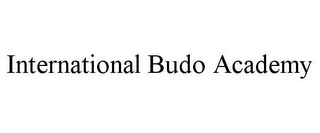 INTERNATIONAL BUDO ACADEMY