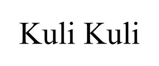 KULI KULI