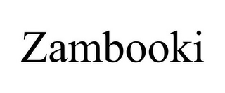 ZAMBOOKI