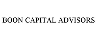 BOON CAPITAL ADVISORS