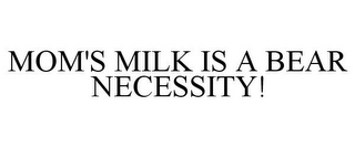 MOM'S MILK IS A BEAR NECESSITY!