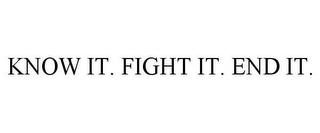 KNOW IT. FIGHT IT. END IT.