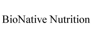 BIONATIVE NUTRITION