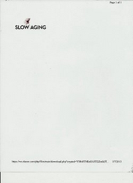 SLOW AGING