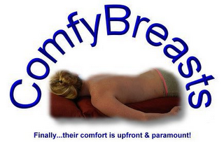 COMFYBREASTS FINALLY...THEIR COMFORT IS UPFRONT & PARAMOUNT!