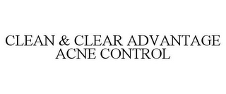 CLEAN & CLEAR ADVANTAGE ACNE CONTROL