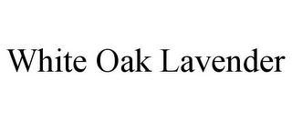 WHITE OAK LAVENDER